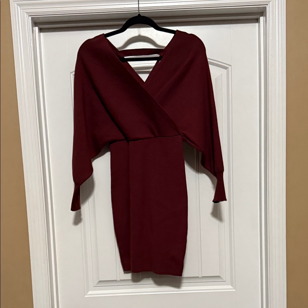 GB Girls Burgundy Mini Dress